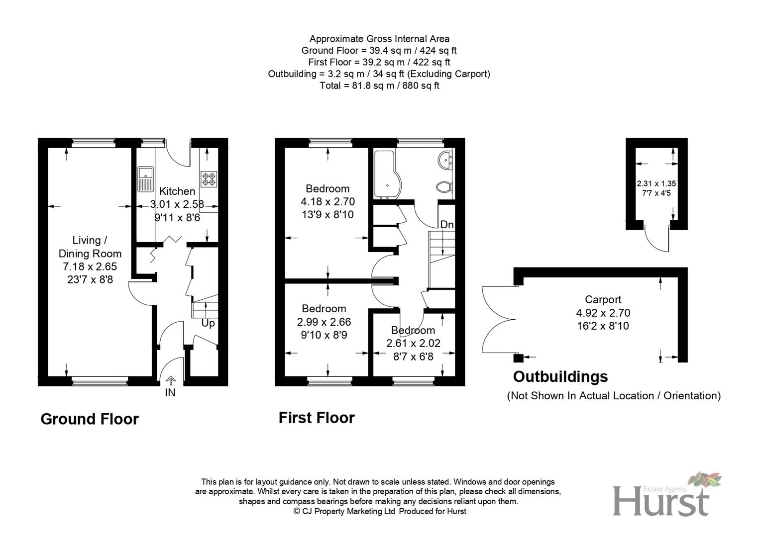 Property details for BOOKER, HIGH £375,000 Sold (STC) Vebra